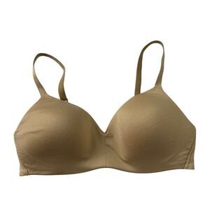 Calvin Klein Beige Padded Bra M B75 Underwire Adjustable Straps